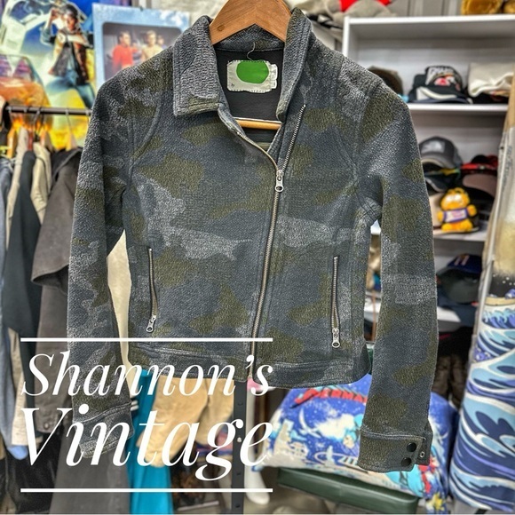 Anthropologie Jackets & Blazers - Anthropologie sz XS camouflage moto jacket A4